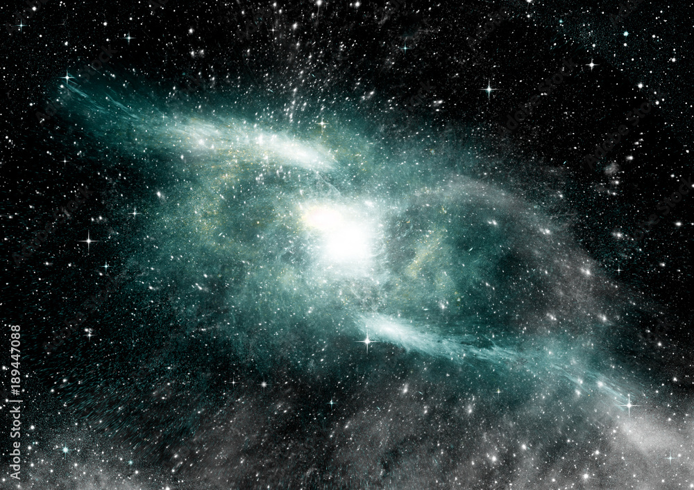 Fototapeta premium galaktyka w wolnej przestrzeni