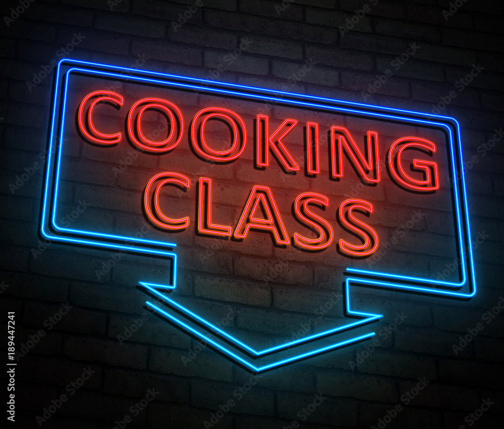Obraz premium Cooking class concept.