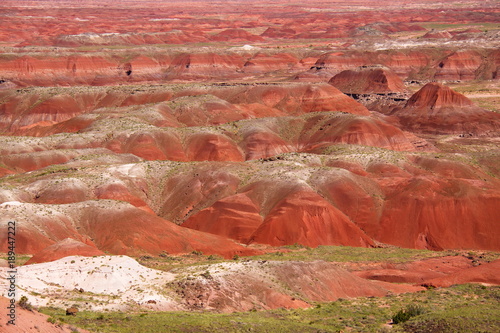 Landscape in Painted Desert in Arizona in the USA 
