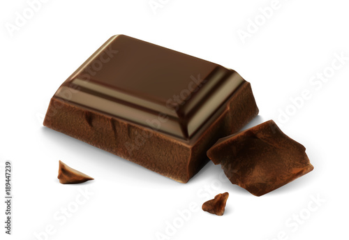 Carré de chocolat vectoriel 1 photo