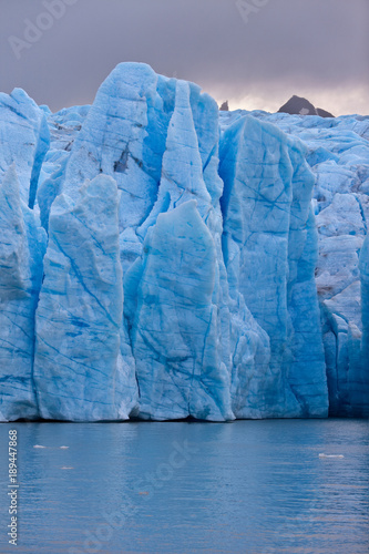 Grey Glacier iceberg, closeup view, the National Park Torres del Paine, Patagonia, Chile.