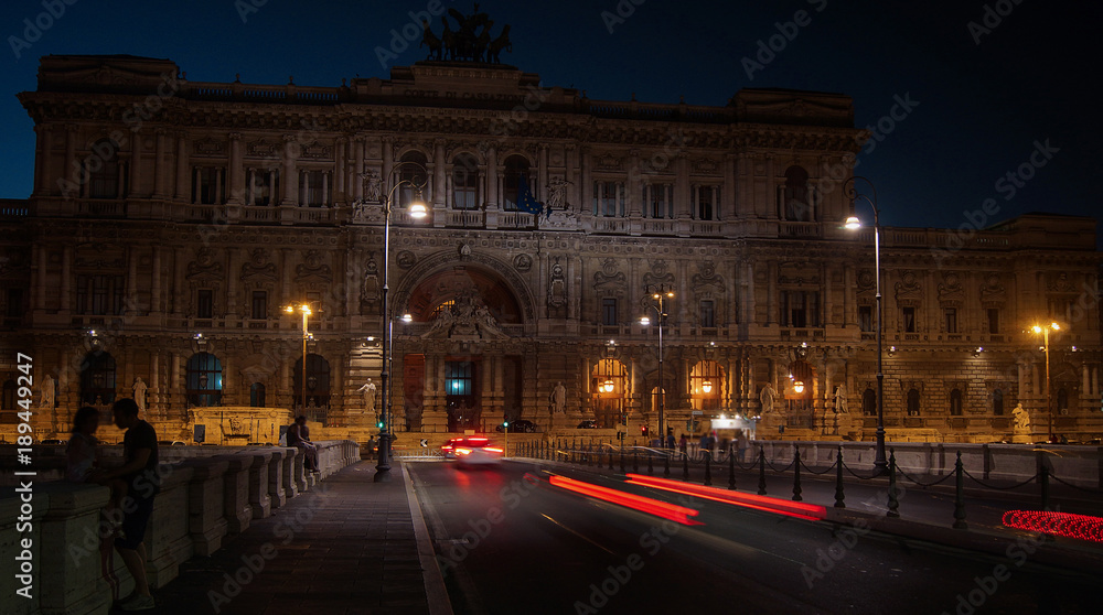 Amazing view of Building of The Supreme Court of Cassation, Rome, Italy