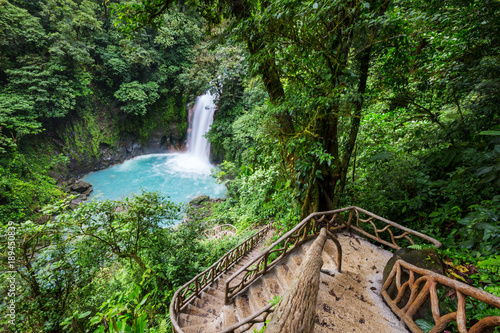 Waterfall in Costa Rica photo