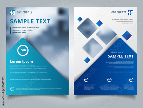 Brochure layout design temp...