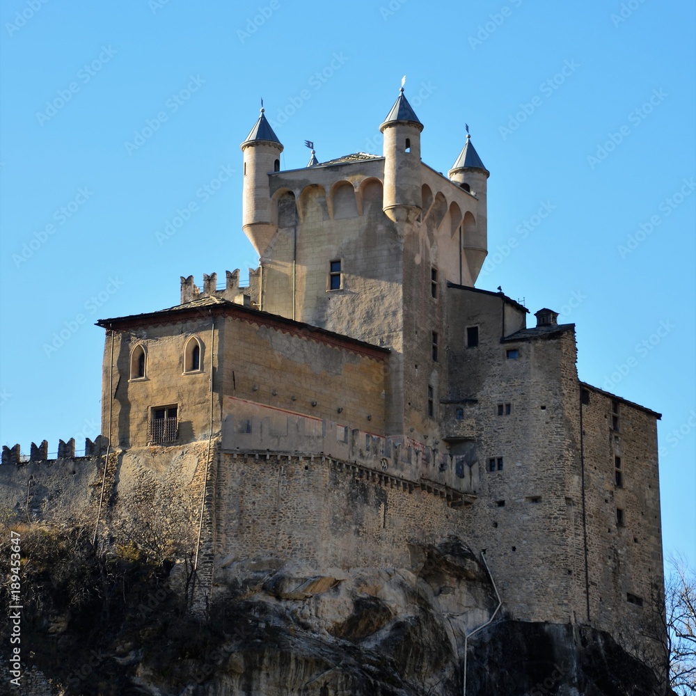 vecchio castello in Aosta