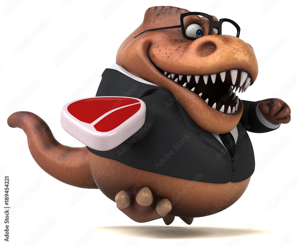 Fun Trex - 3D Illustration Fun Trex - 3D Illustration