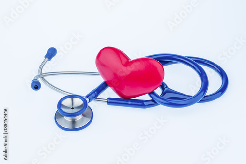 heart and stethoscope