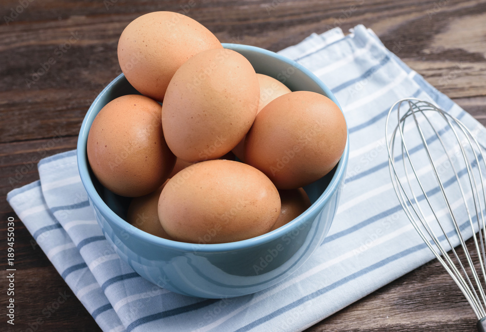 Eggs in a bowl