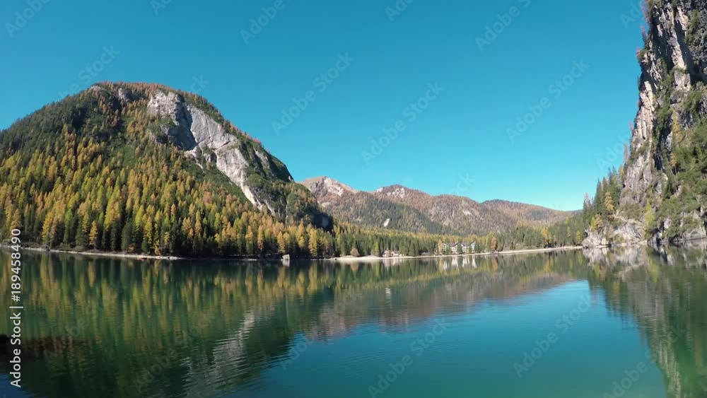 italian mountain lake view in trentino alto adige with hotel italian mountain lake view in trentino alto adige with hotel