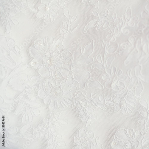 White lace texture close up