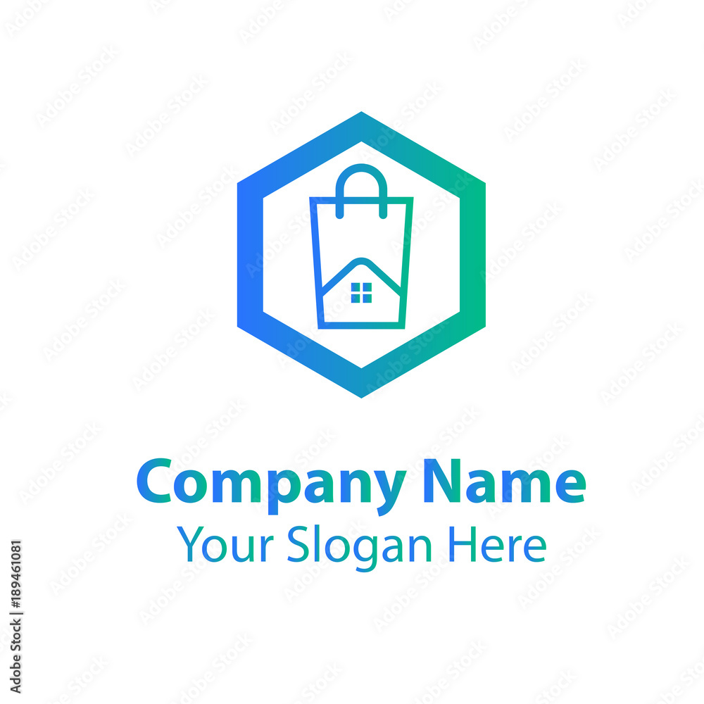 home shop logo design