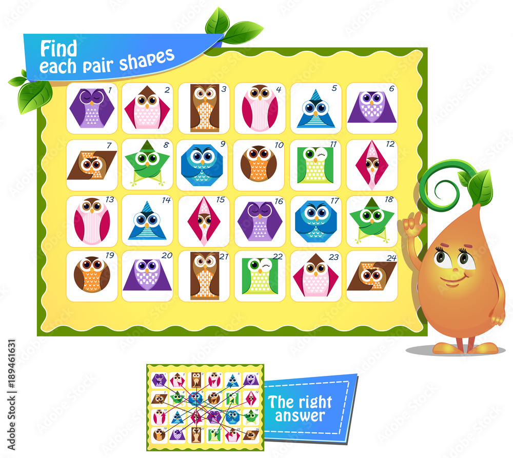 Find pair shapes 5 Find pair shapes 5