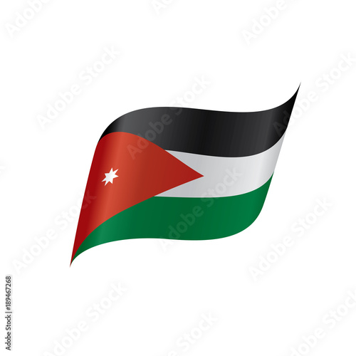 Jordan flag, vector illustration Free Download Jordan flag, vector illustration - GFXLoad