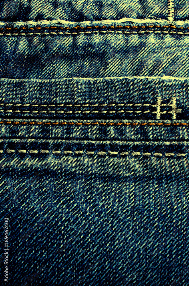Denim texture with the effect of aging Denim texture with the effect of aging
