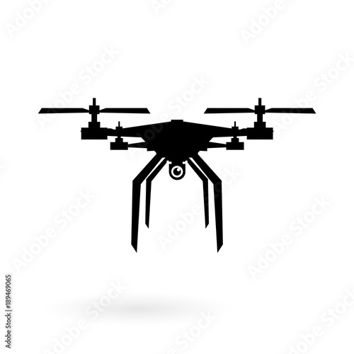 Drone quadcoptère avec caméra © Brad Pict