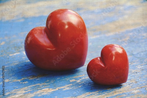 Valentinstag - rote Herzen