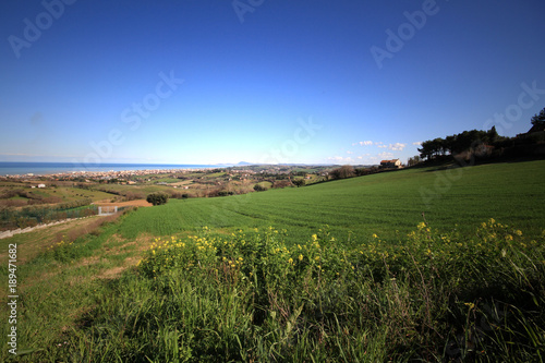 panorama from Senigallia's hills - Italy