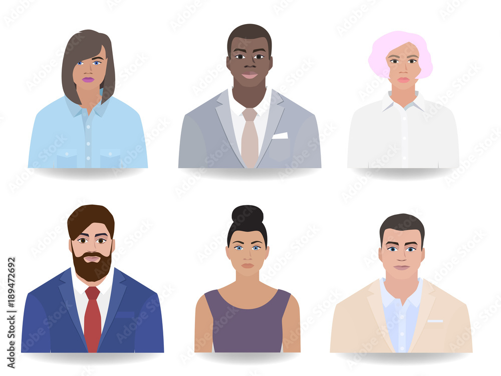 Different job, portraits of people, vector Different job, portraits of people, vector