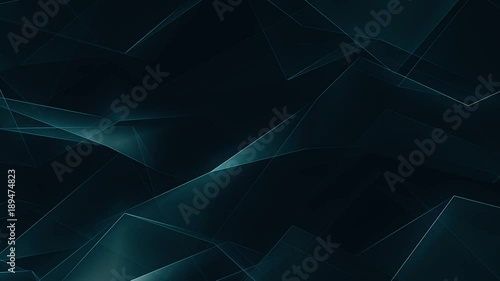 Dark Blue Geometrical Refraction Background Loop