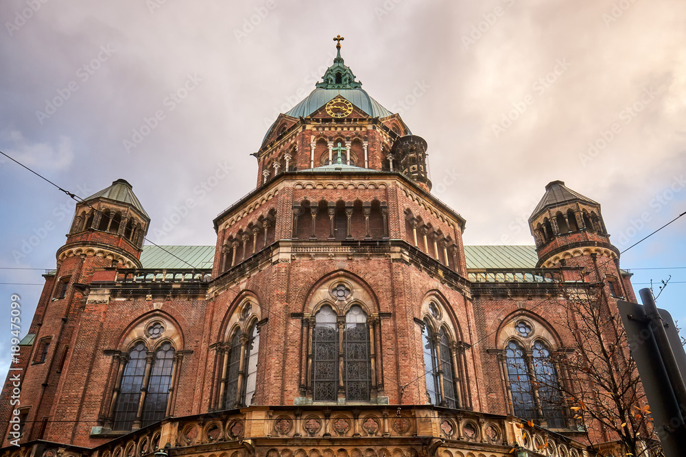 St Lukes Church, the largest Protestant church in Munich, Germany