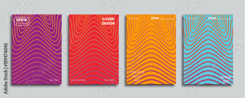 Colored cover. Creative cover designe.