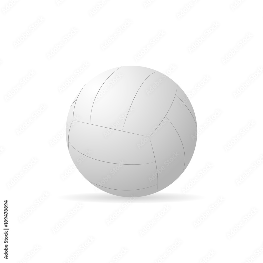 Vector image of a volleyball.