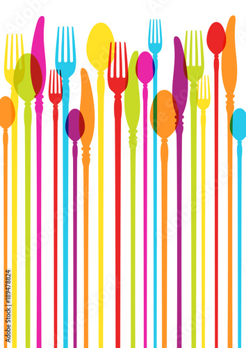 Cutlery Background DIN Color