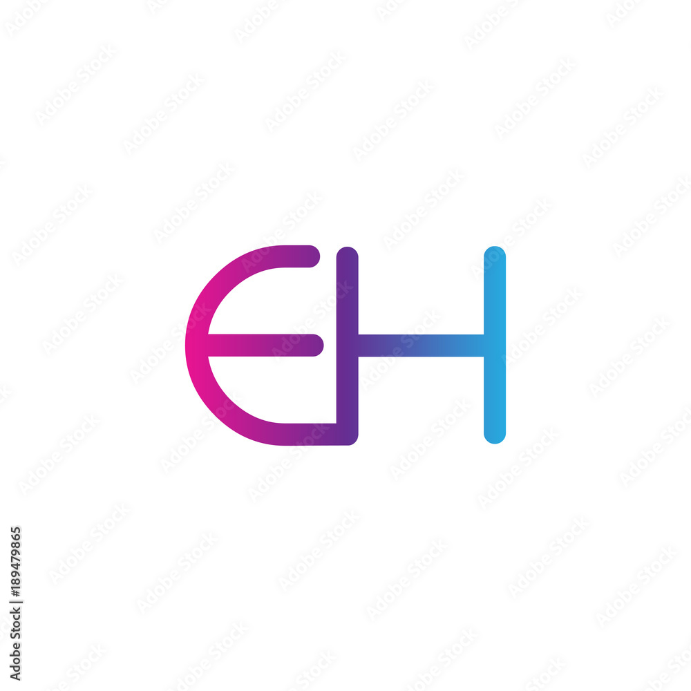initial letter rounded logo modern, colorful gradient initial letter rounded logo modern, colorful gradient