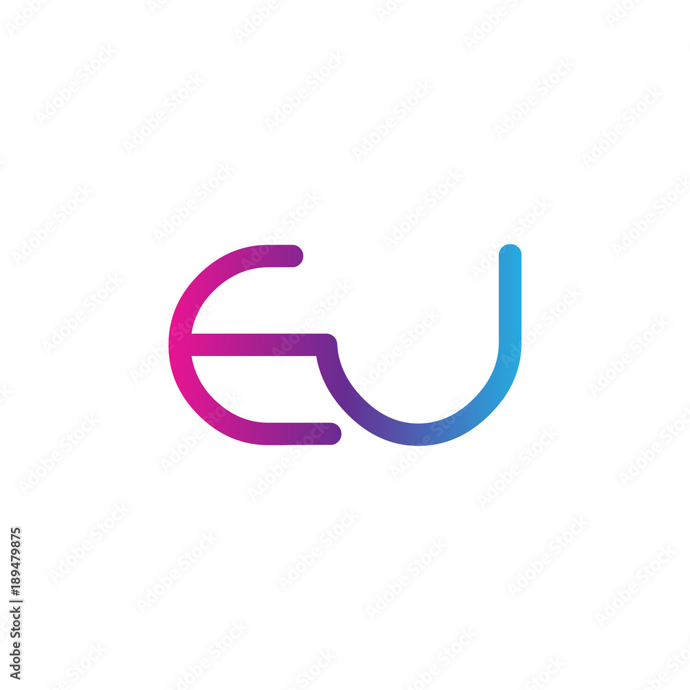 initial letter rounded logo modern, colorful gradient initial letter rounded logo modern, colorful gradient