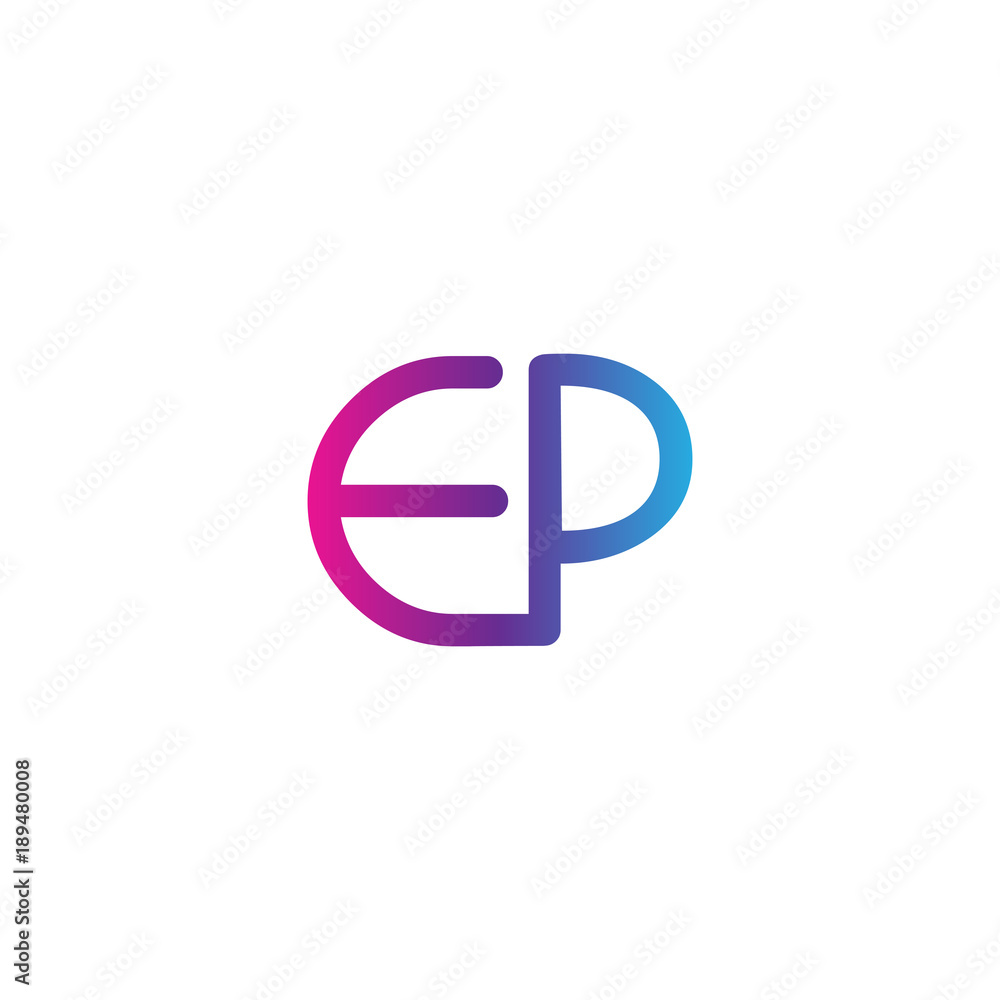 initial letter rounded logo modern, colorful gradient initial letter rounded logo modern, colorful gradient