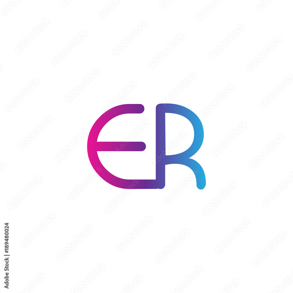 initial letter rounded logo modern, colorful gradient initial letter rounded logo modern, colorful gradient