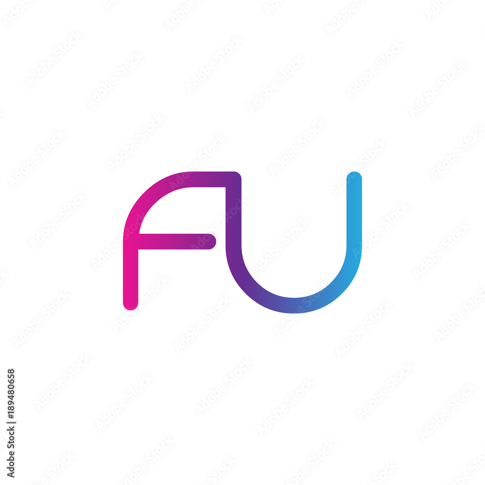 initial letter rounded logo modern, colorful gradient initial letter rounded logo modern, colorful gradient