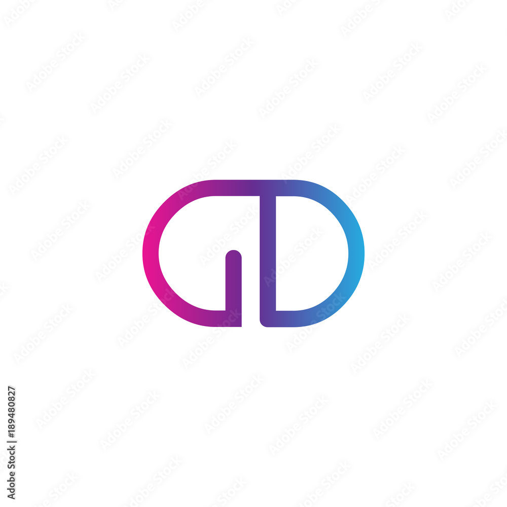 initial letter rounded logo modern, colorful gradient initial letter rounded logo modern, colorful gradient