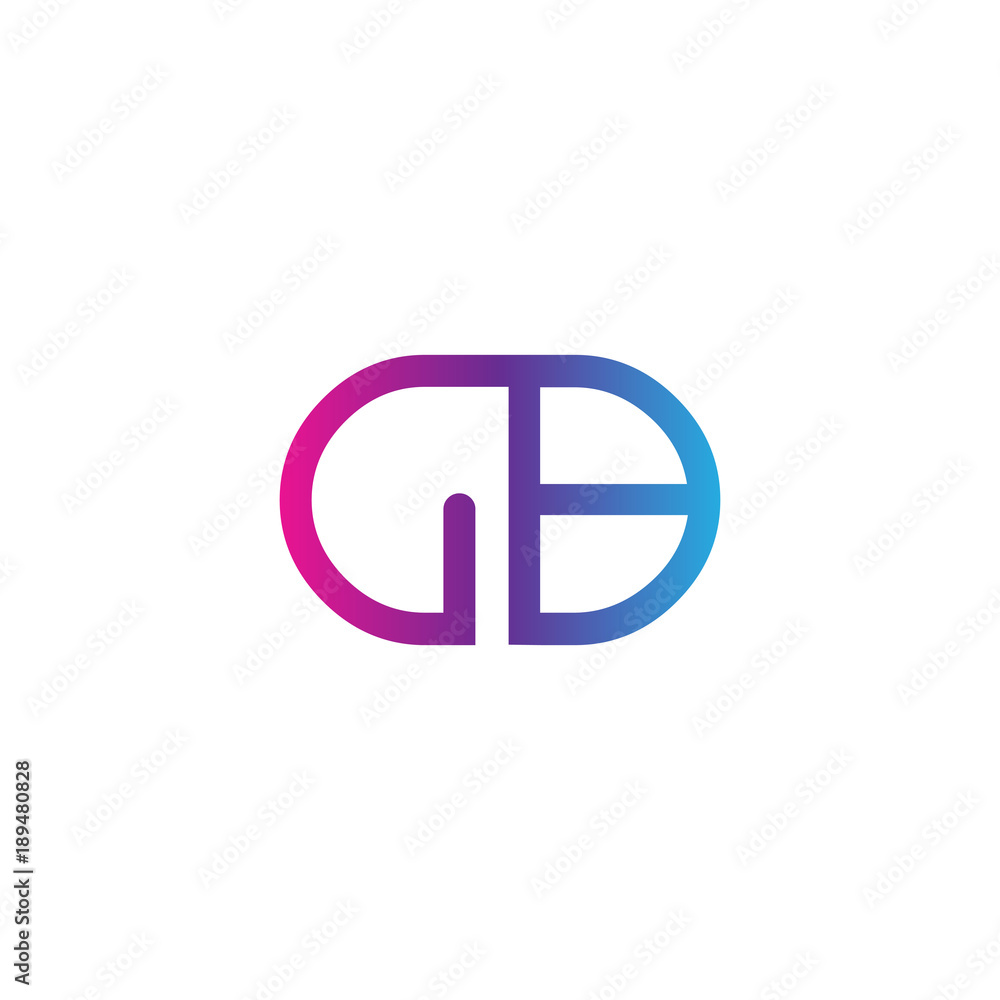 initial letter rounded logo modern, colorful gradient initial letter rounded logo modern, colorful gradient