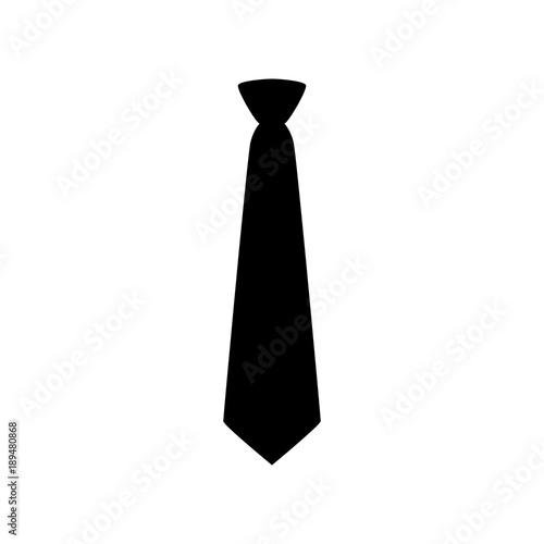 Tie Icon in trendy flat style isolated on white background. Necktie symbol for your web site design, logo, app, UI. Vector illustration,