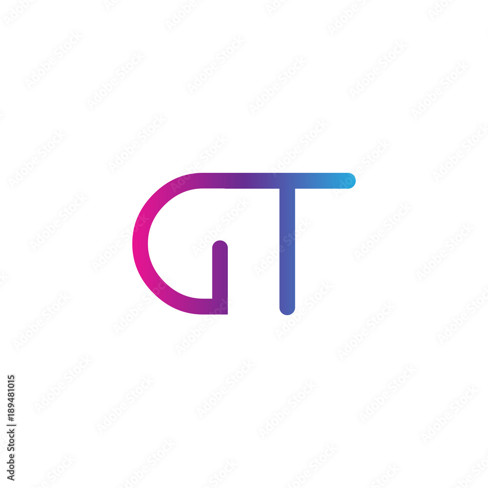 initial letter rounded logo modern, colorful gradient initial letter rounded logo modern, colorful gradient