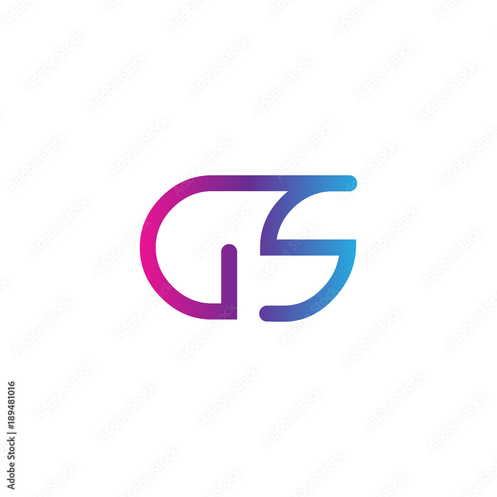 initial letter rounded logo modern, colorful gradient initial letter rounded logo modern, colorful gradient
