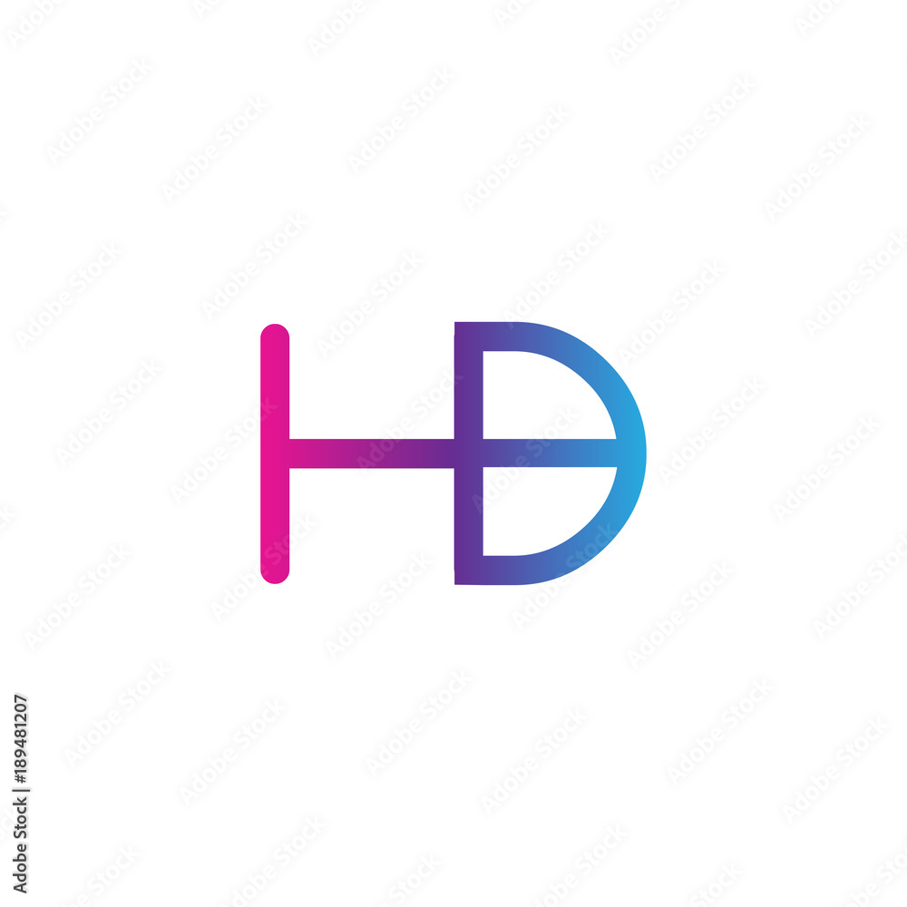 initial letter rounded logo modern, colorful gradient initial letter rounded logo modern, colorful gradient