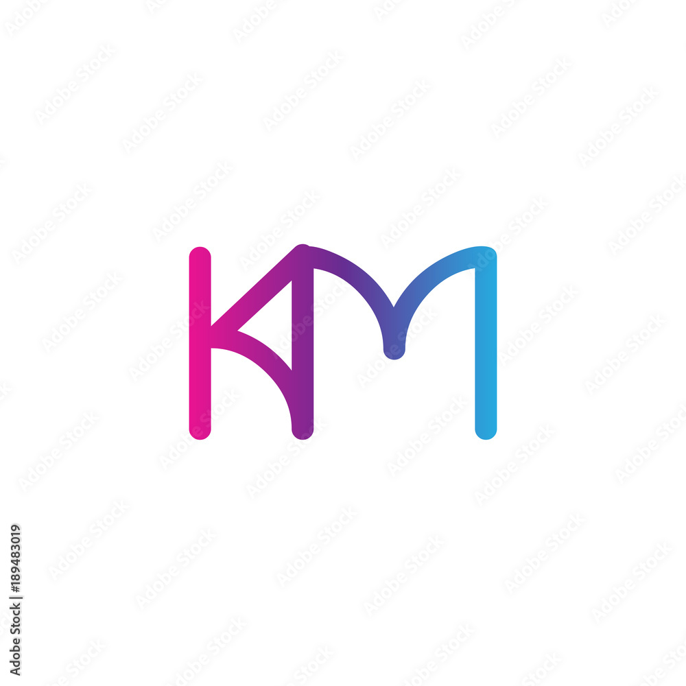 initial letter rounded logo modern, colorful gradient initial letter rounded logo modern, colorful gradient