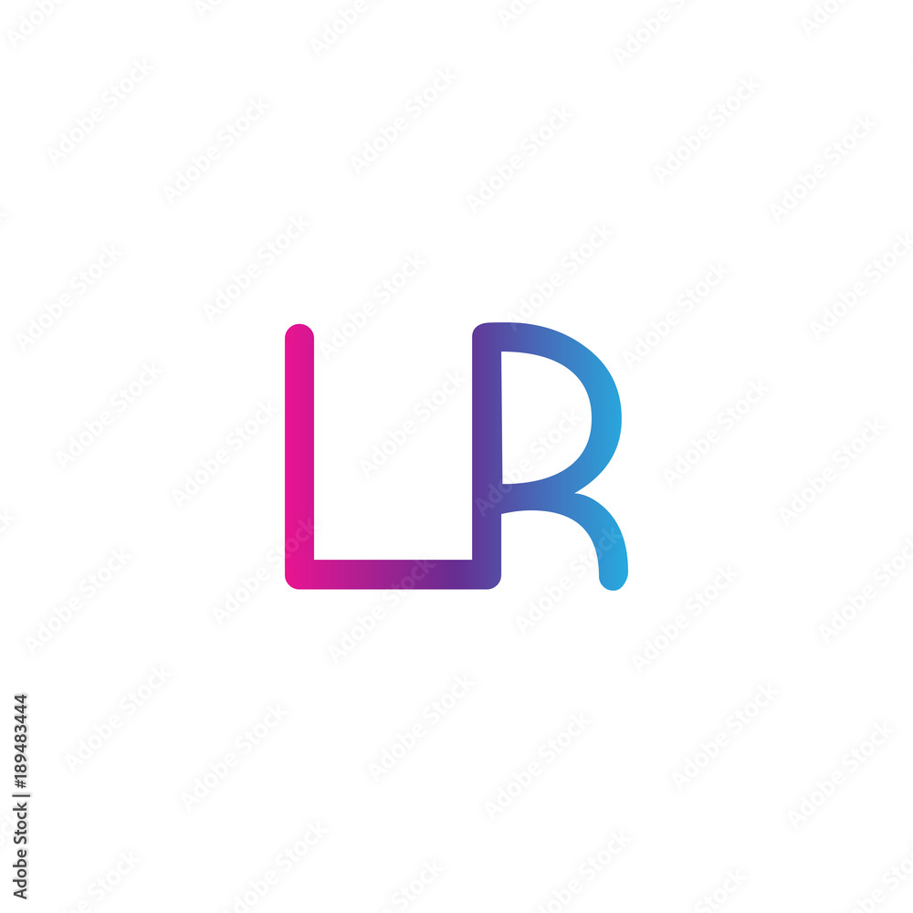 initial letter rounded logo modern, colorful gradient initial letter rounded logo modern, colorful gradient