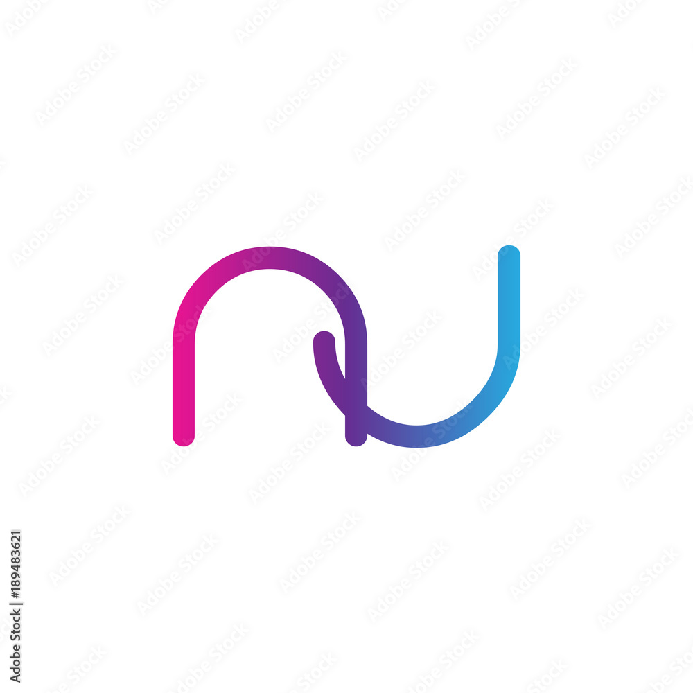 initial letter rounded logo modern, colorful gradient initial letter rounded logo modern, colorful gradient