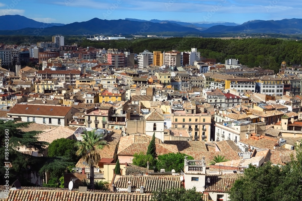 Naklejka premium Girona, Spanien
