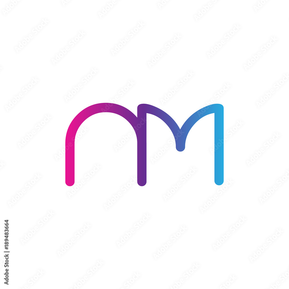 initial letter rounded logo modern, colorful gradient initial letter rounded logo modern, colorful gradient