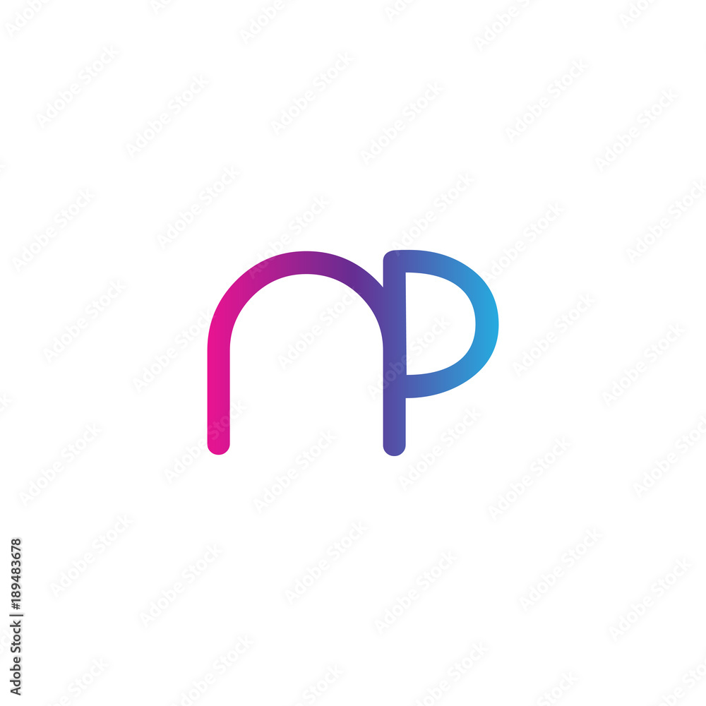 initial letter rounded logo modern, colorful gradient initial letter rounded logo modern, colorful gradient