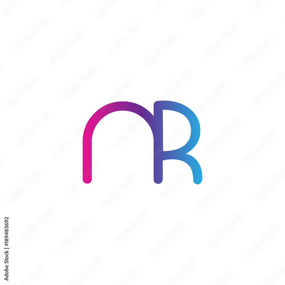 initial letter rounded logo modern, colorful gradient initial letter rounded logo modern, colorful gradient