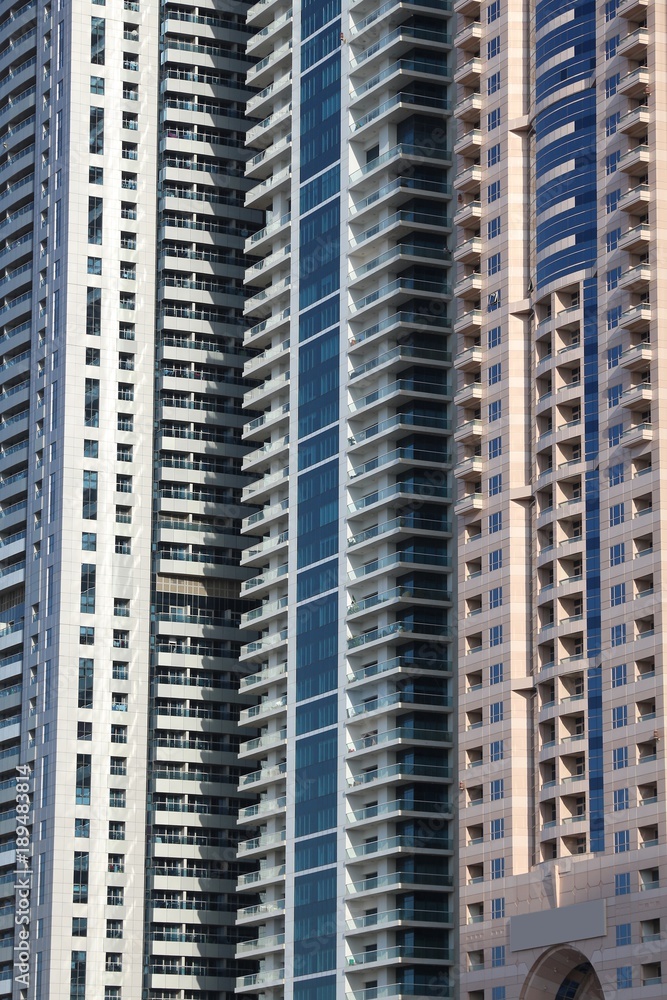 Dubai residential skyscrapers