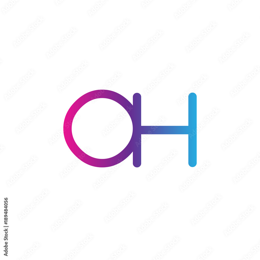 initial letter rounded logo modern, colorful gradient initial letter rounded logo modern, colorful gradient