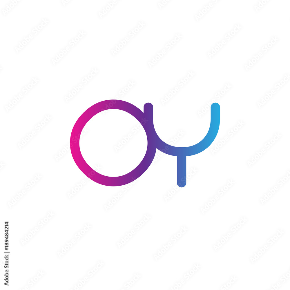 initial letter rounded logo modern, colorful gradient initial letter rounded logo modern, colorful gradient