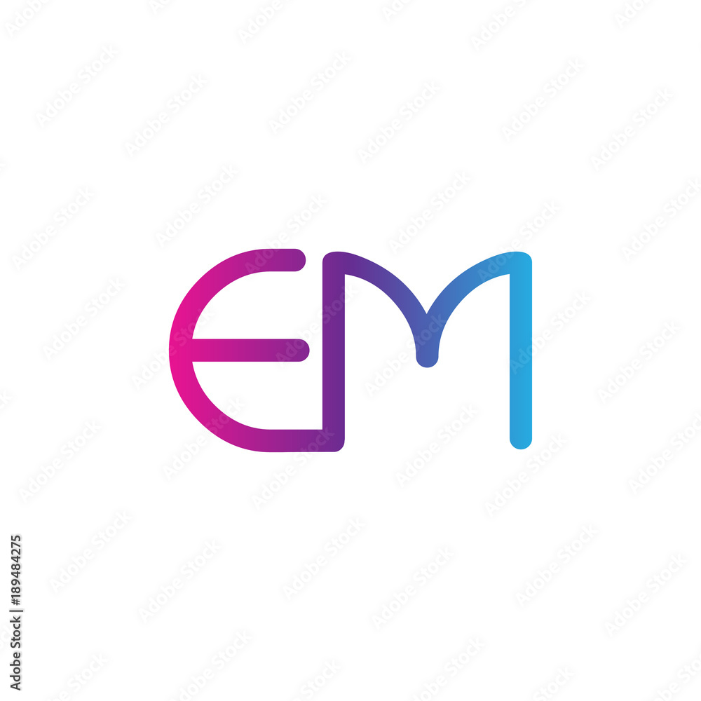 initial letter rounded logo modern, colorful gradient initial letter rounded logo modern, colorful gradient