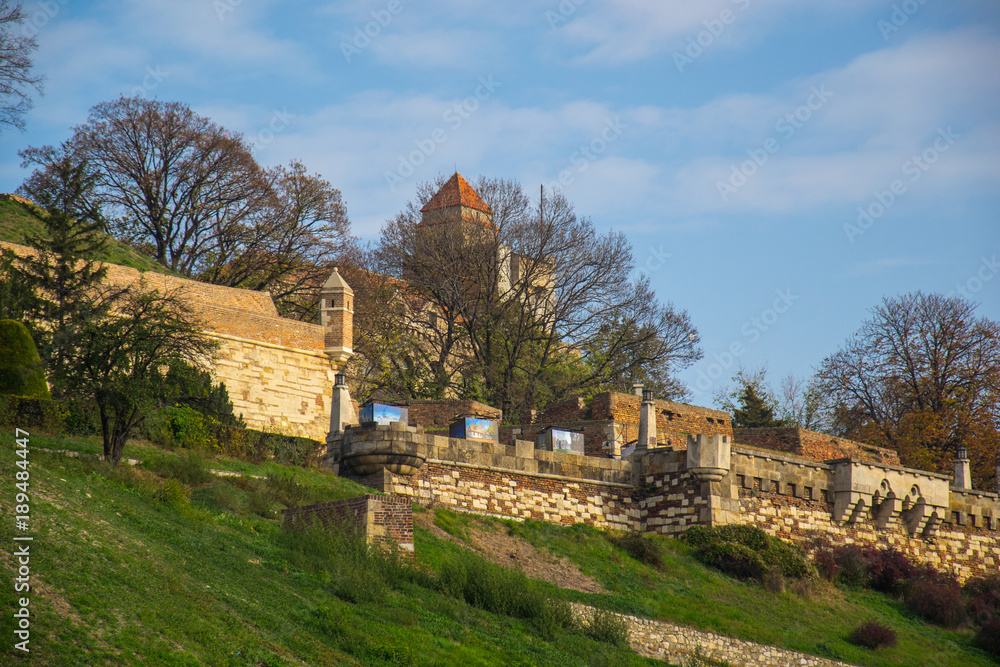 Fototapeta premium BELGRADE, SERBIA - November 18 2013: Kalemegdan fortress in Belgrade, Serbia